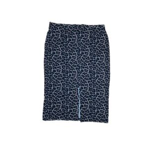 H&M Animal Print Pencil Skirt Size Medium